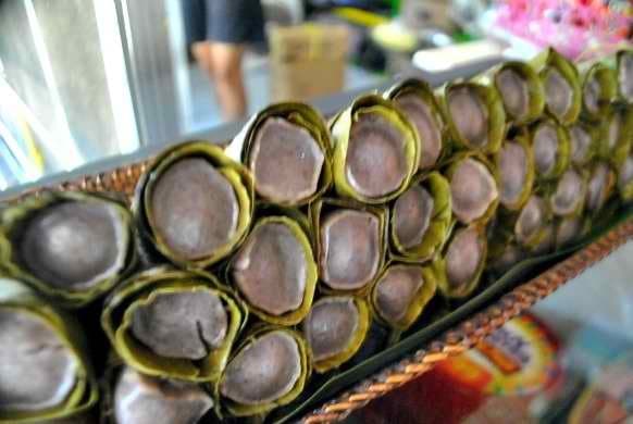 Sayongsong, a glutinous rice kakanin from Surigao