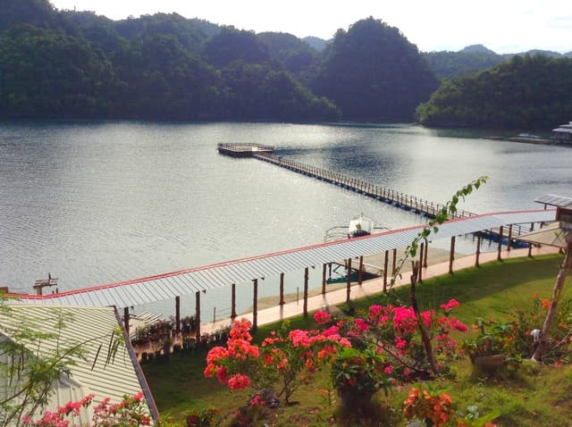 Hidden Resort's colorful cottages by the sea in Barangay Helene